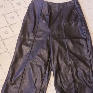 Black leather culotte (forever 21 L)